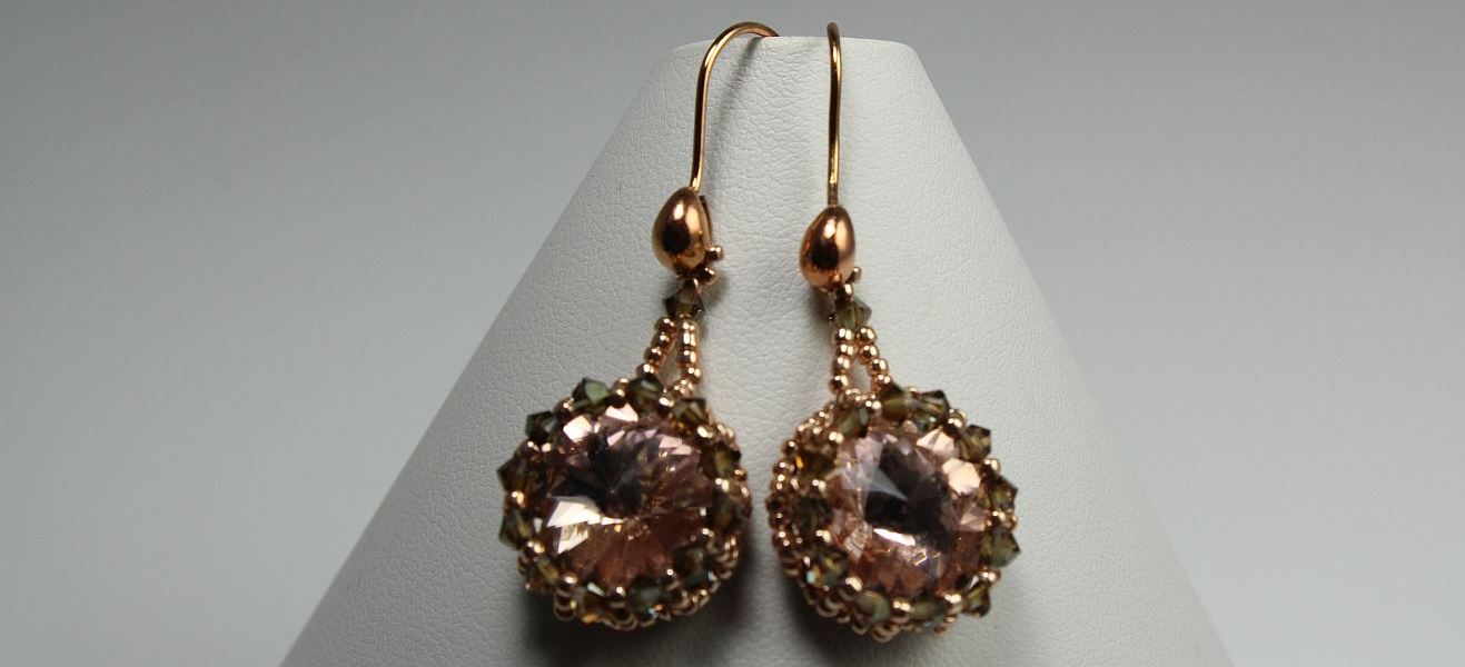 Apricot Drop Earrings